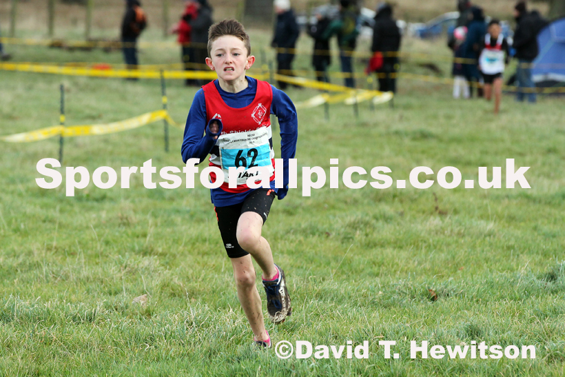Boys under-13s cross country, 2019 North Eastern Cross Country Champs., Alnwick, Northumberland.  Photo: David T. Hewitson/Sports for All Pics